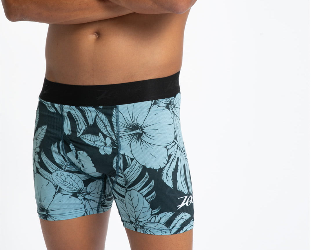 Zoot Sports BRIEFS Men's Ltd Boxer Brief - Blue Hawaii