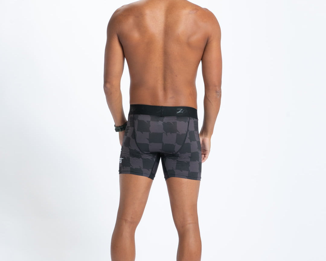 Zoot Sports BRIEFS Men's Ltd Boxer Brief - Checkers