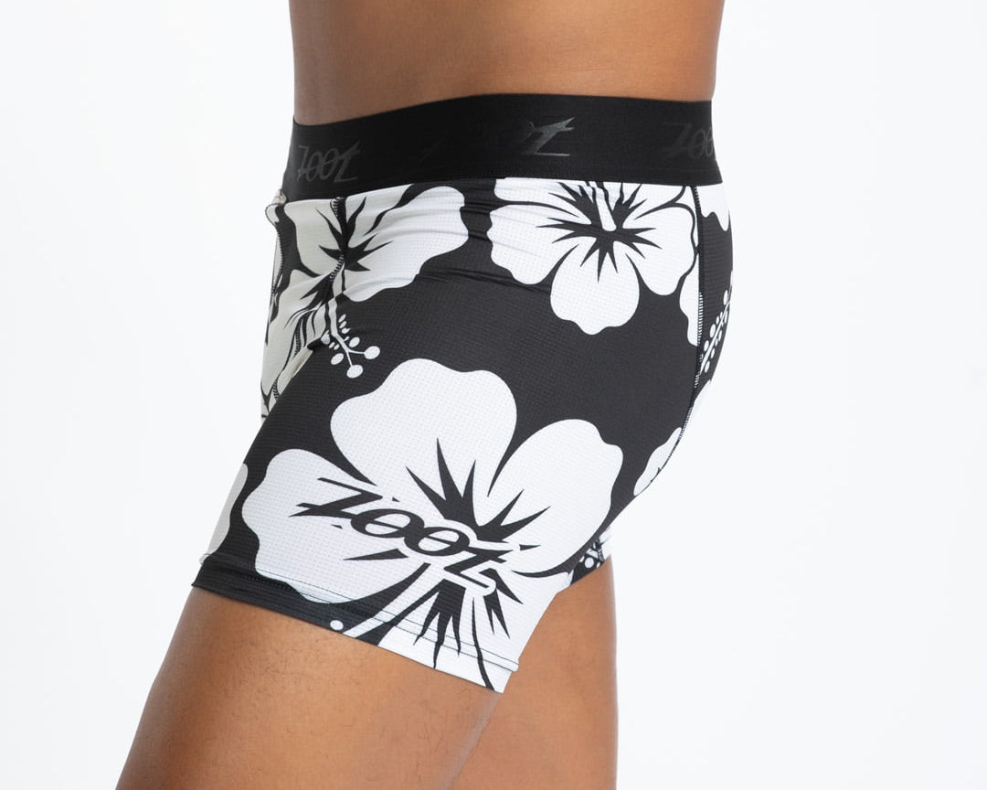Zoot Sports BRIEFS Men's Ltd Boxer Brief - Hibiscus