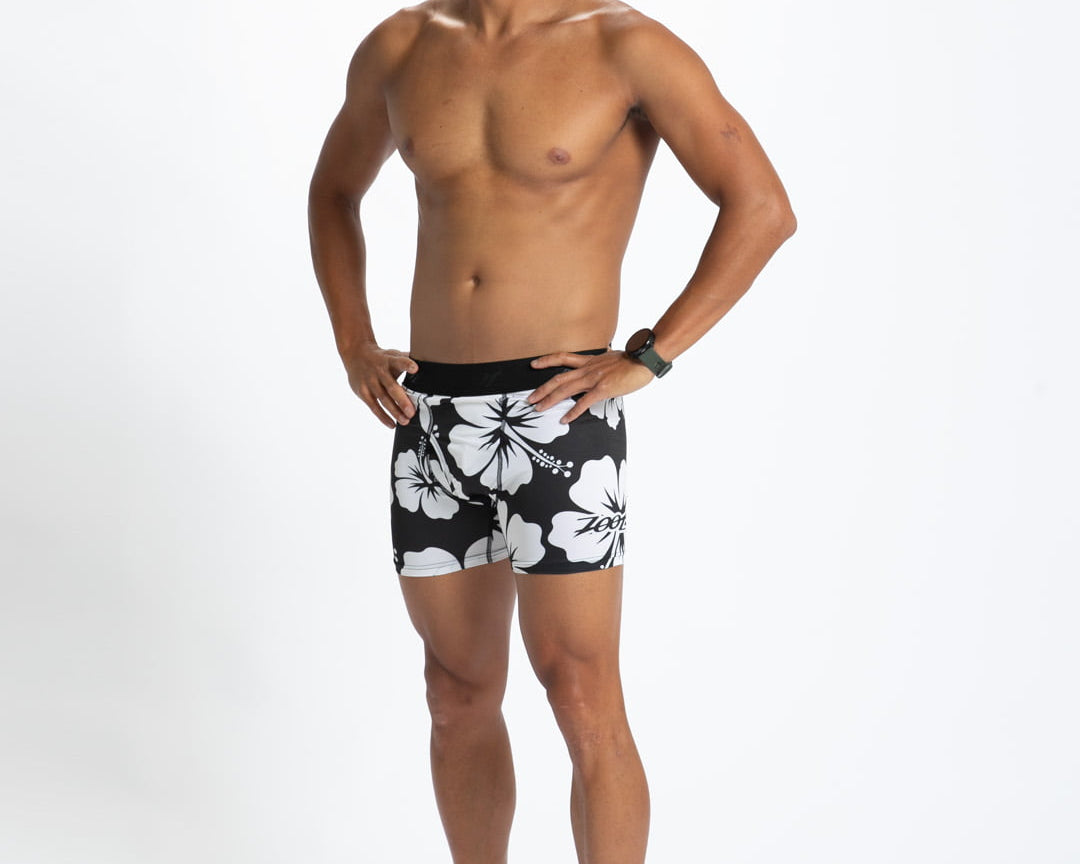 Zoot Sports BRIEFS Men's Ltd Boxer Brief - Hibiscus