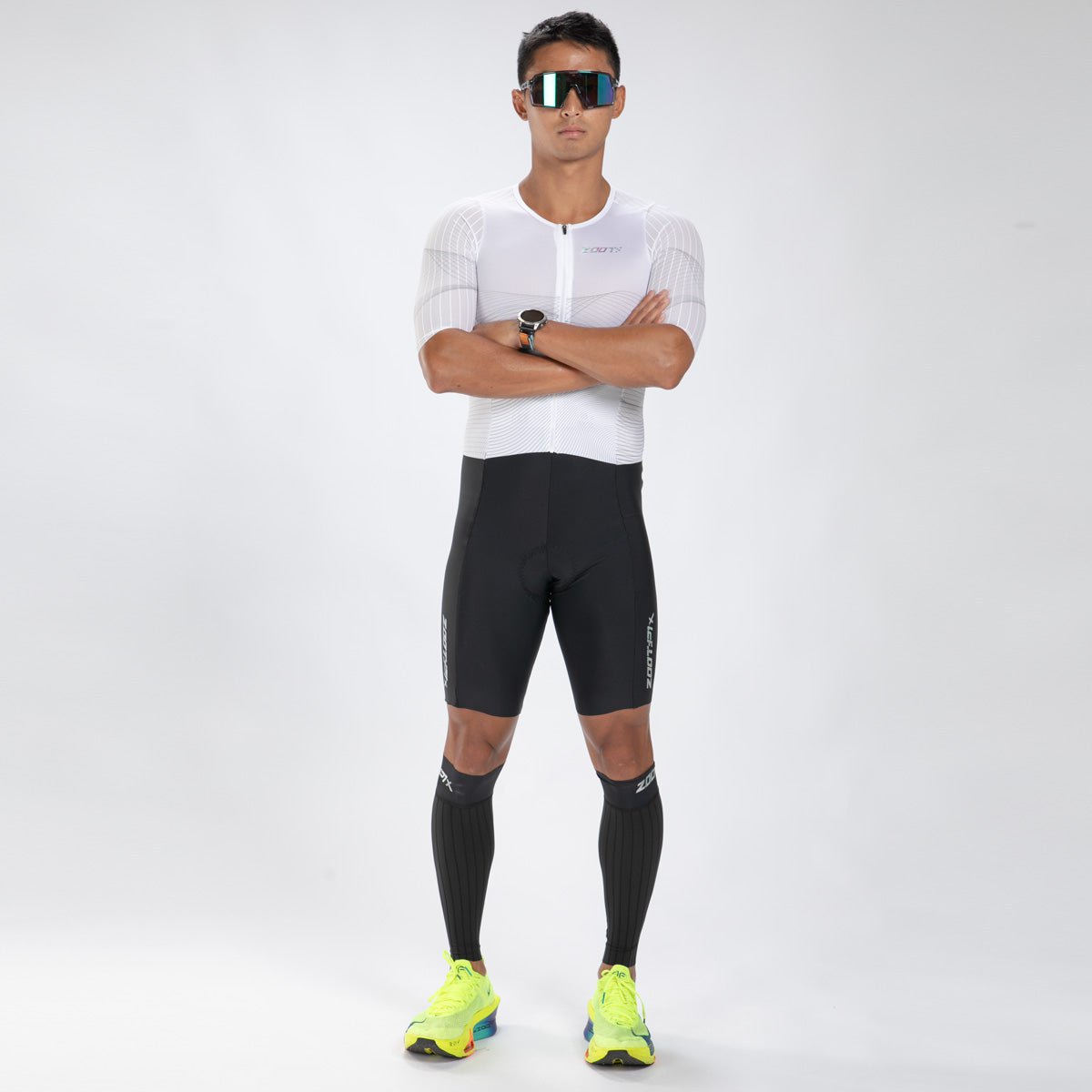 Zoot Sports CALF SLEEVES Unisex Ultra P1x Aero Calf Sleeve - Hyperblack