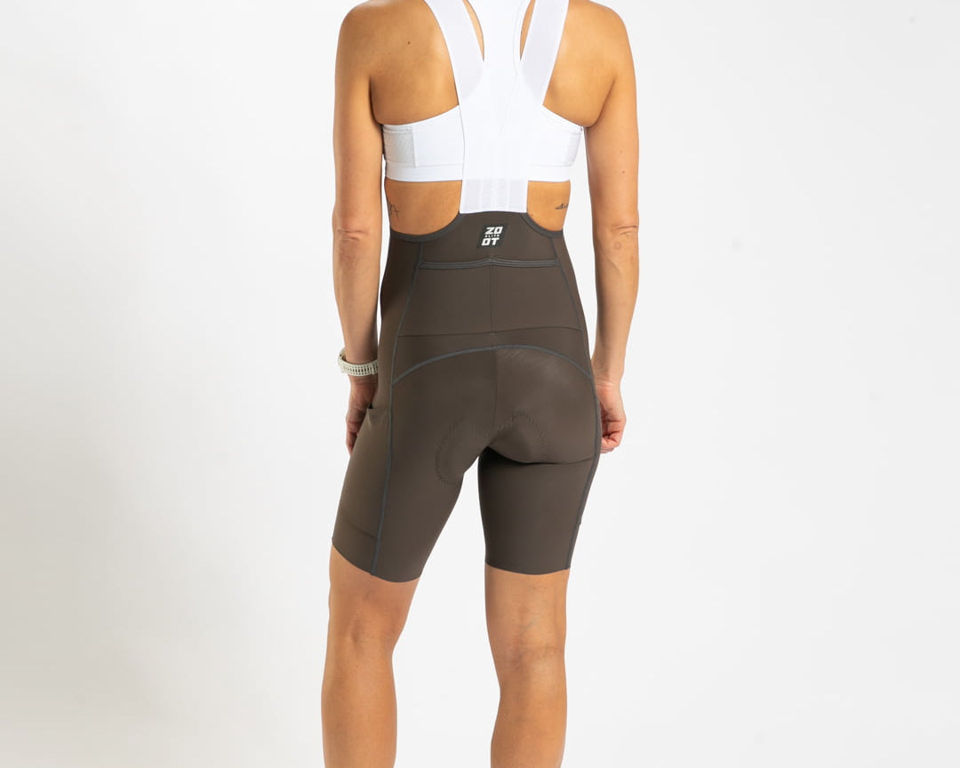 Zoot Sports CYCLE BIBS Women's Elite Cycle Cargo Bib - Mocha