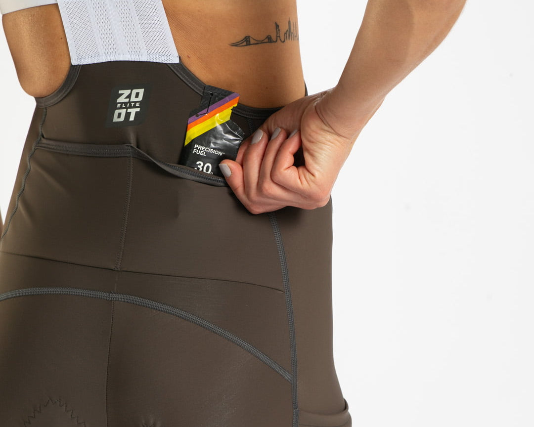 Zoot Sports CYCLE BIBS Women's Elite Cycle Cargo Bib - Mocha