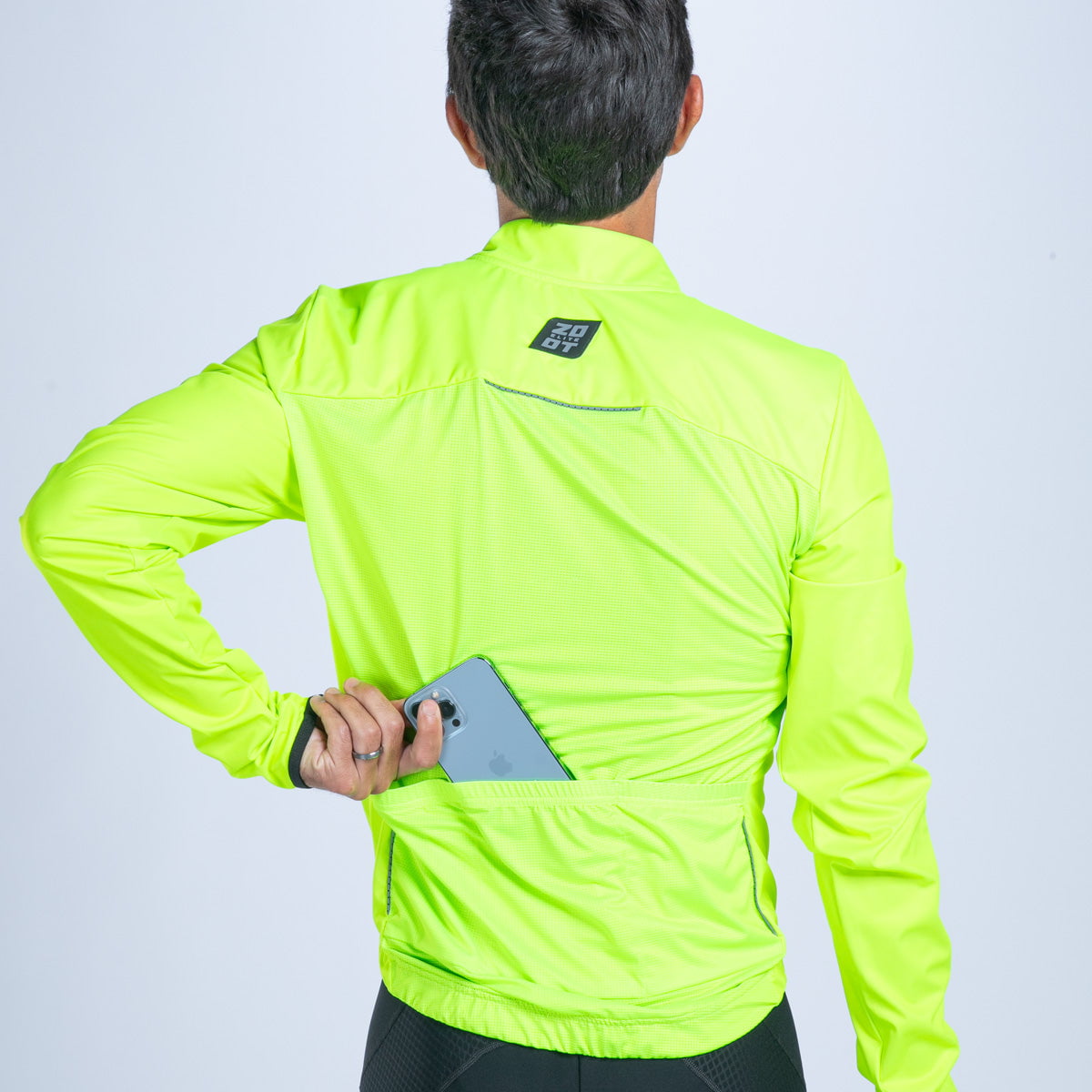 Zoot Sports CYCLE JACKETS Men's Elite Cycle Jacket - Hi Viz Yellow