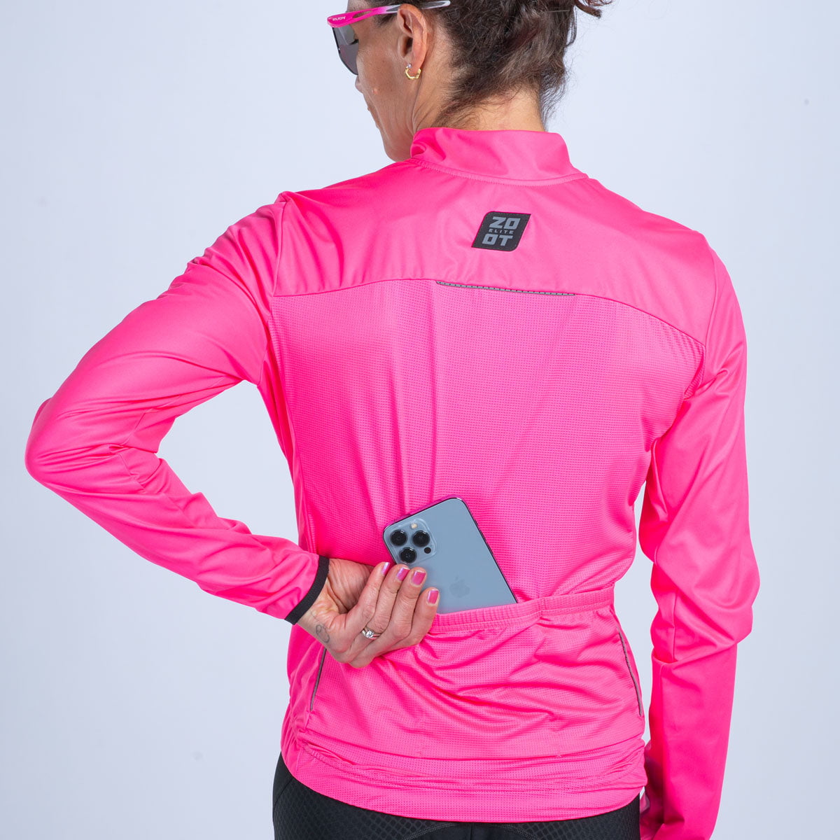 Zoot Sports CYCLE JACKETS Women's Elite Cycle Jacket - Hi Viz Pink