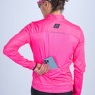 Zoot Sports CYCLE JACKETS Women's Elite Cycle Jacket - Hi Viz Pink