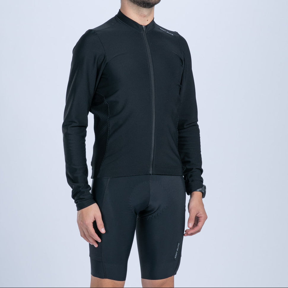 Zoot Sports CYCLE JERSEYS Men's Elite Cycle Hallocore Thermal Jersey - Jet Black
