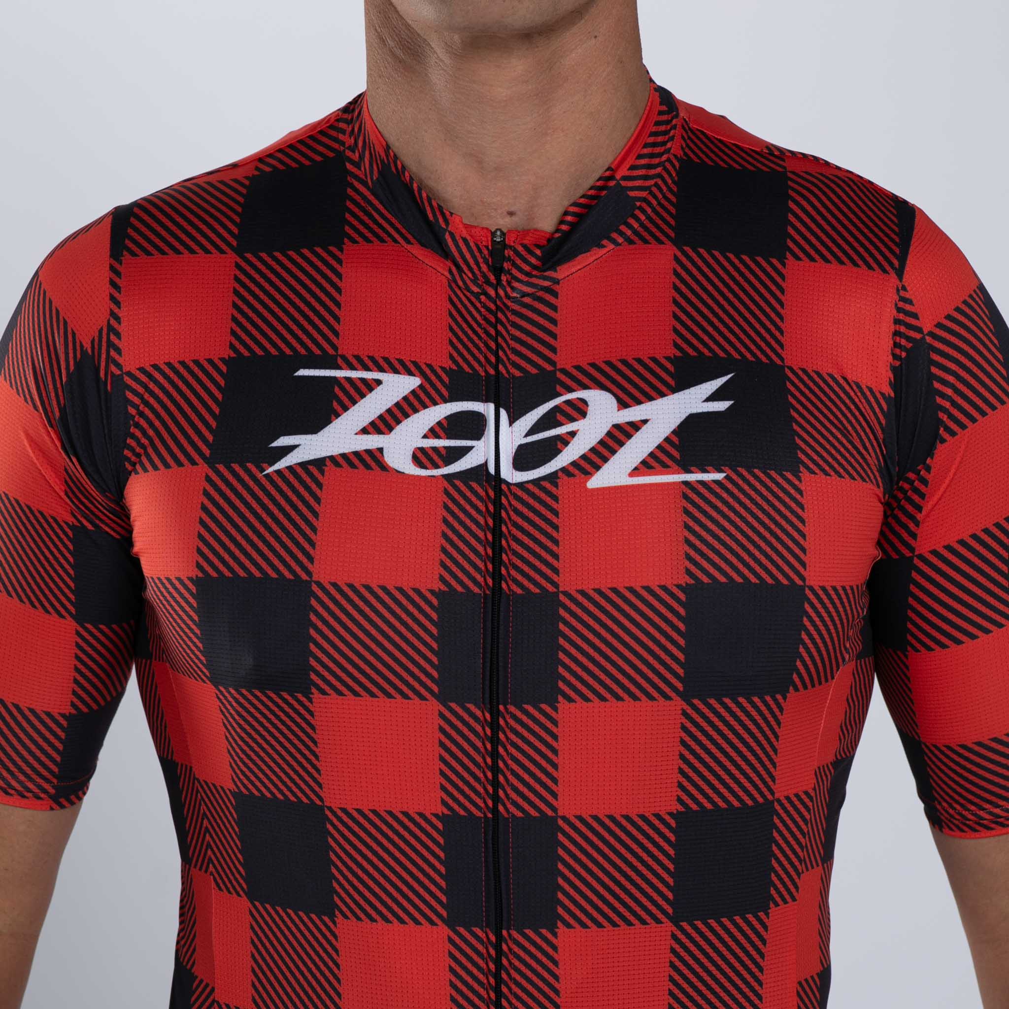 Zoot Sports CYCLE JERSEYS Men's Ltd Cycle Aero Jersey - Lumberjack