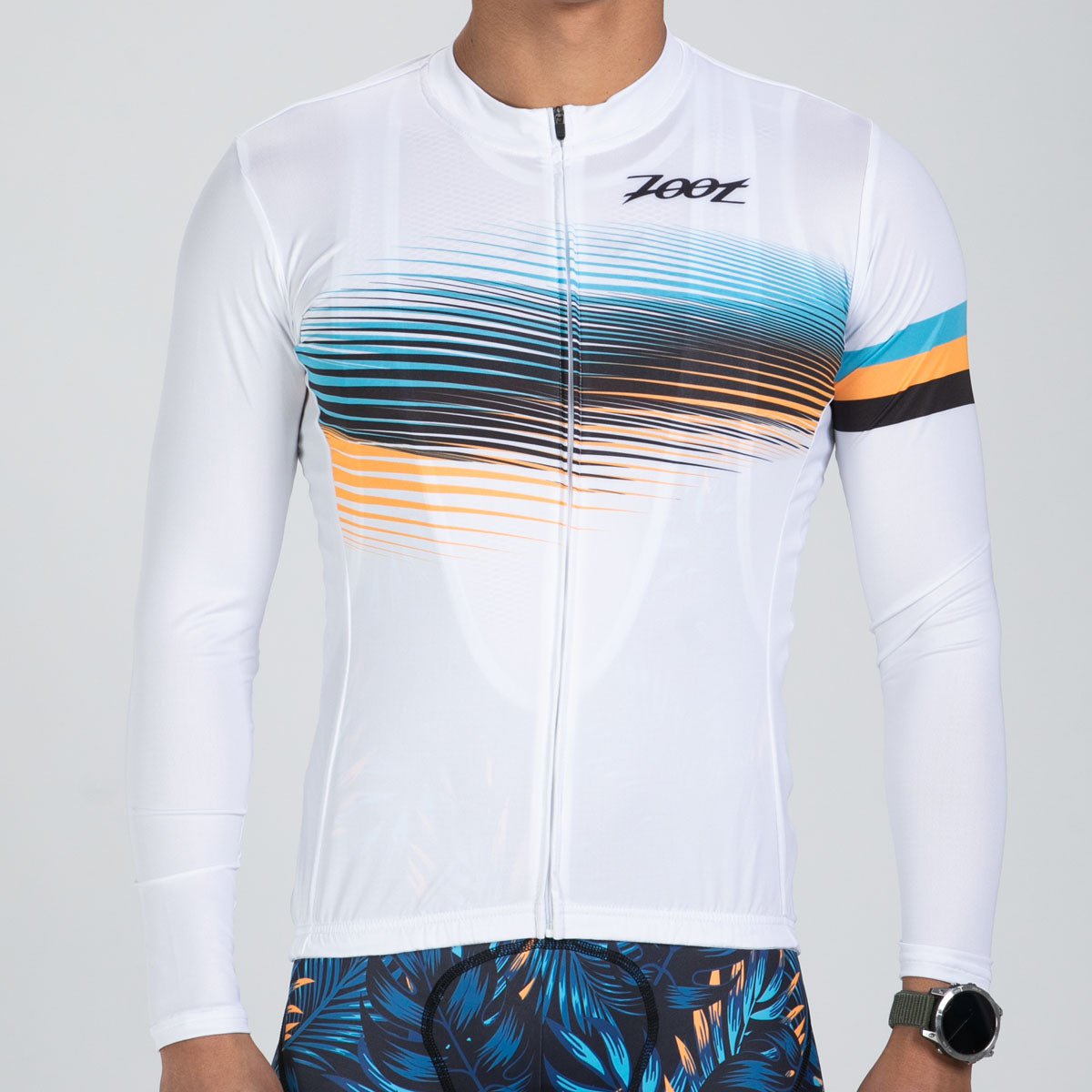 Mens LTD Cycle Sun Stop Longsleeve Jersey Club Aloha