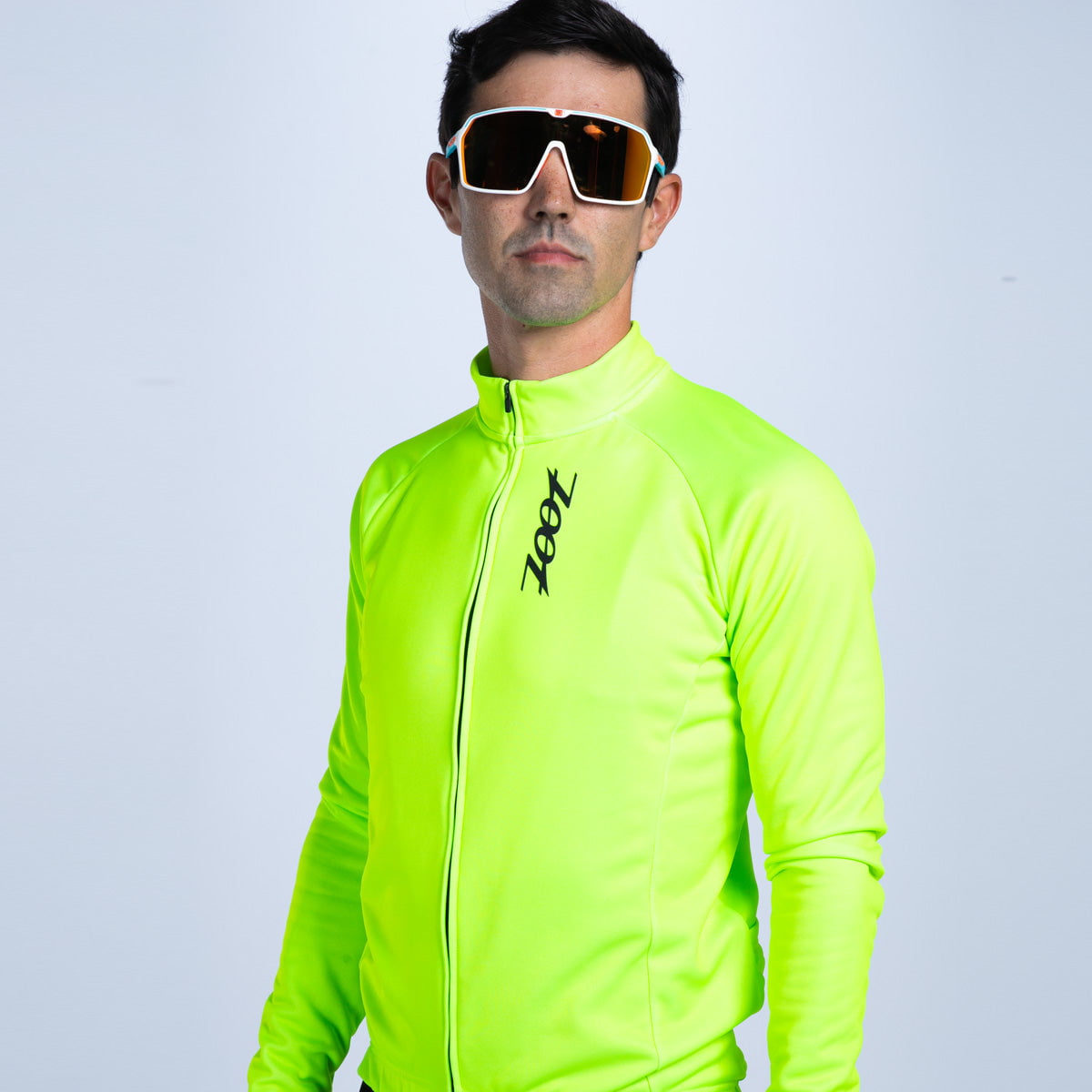 Zoot Sports CYCLE JERSEYS Men's Ltd Cycle Thermal Jersey - Hi Viz Yellow