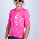 Zoot Sports CYCLE JERSEYS Women's Ltd Cycle Aero Jersey - Elements Bolts