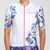 Zoot Sports CYCLE JERSEYS Women's Ltd Cycle Aero Jersey With Exposed Zipper - Utopia White