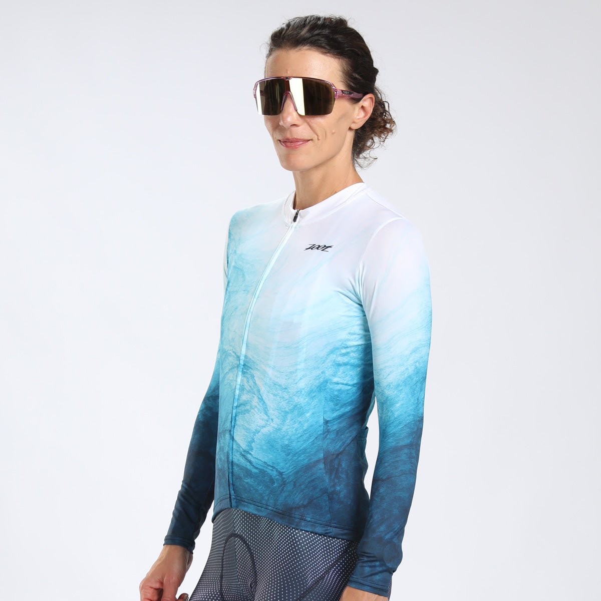 Zoot Sports CYCLE JERSEYS Women's Ltd Cycle Sun Stop Ls Jersey - La Plage