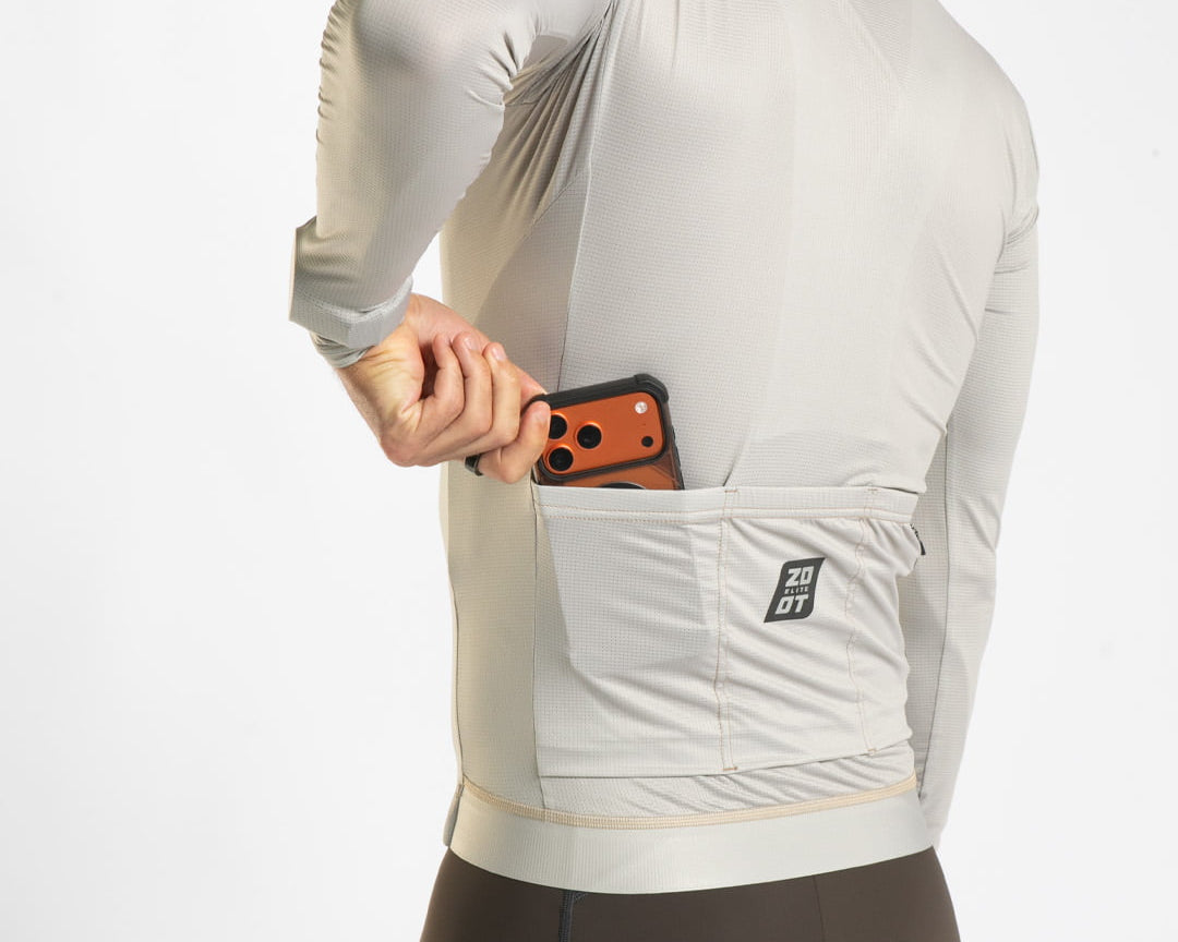 Zoot Sports CYCLE LONG SLEEVE JERSEYS Men's Elite Cycle Ls Aero Jersey - Hazelnut