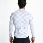 Zoot Sports CYCLE LONG SLEEVE JERSEYS Men's Ltd Cycle Sun Stop Ls Jersey   - Checkers
