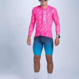 Zoot Sports CYCLE LONG SLEEVE JERSEYS Men's Ltd Cycle Sun Stop LS Jersey - Elements Bolts
