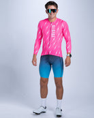 Zoot Sports CYCLE LONG SLEEVE JERSEYS Men's Ltd Cycle Sun Stop LS Jersey - Elements Bolts