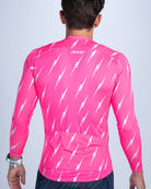 Zoot Sports CYCLE LONG SLEEVE JERSEYS Men's Ltd Cycle Sun Stop LS Jersey - Elements Bolts