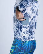 Zoot Sports CYCLE LONG SLEEVE JERSEYS Men's Ltd Cycle Sun Stop LS Jersey - Island Original