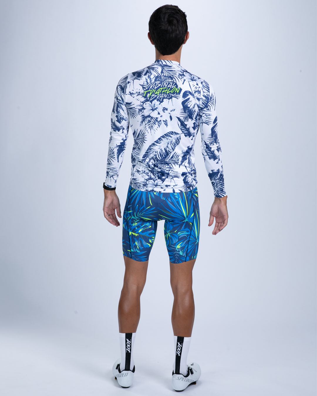 Zoot Sports CYCLE LONG SLEEVE JERSEYS Men's Ltd Cycle Sun Stop LS Jersey - Island Original