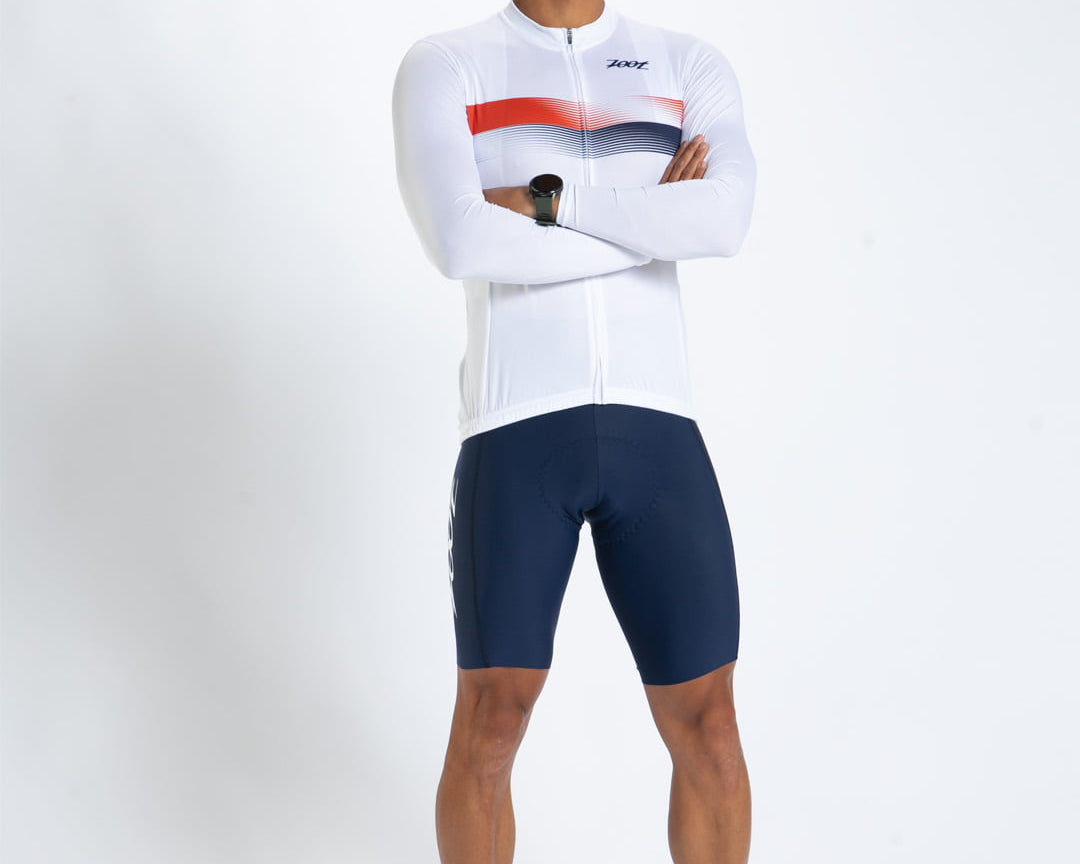 Zoot Sports CYCLE LONG SLEEVE JERSEYS Men's Ltd Cycle Sun Stop Ls Jersey - Rouler