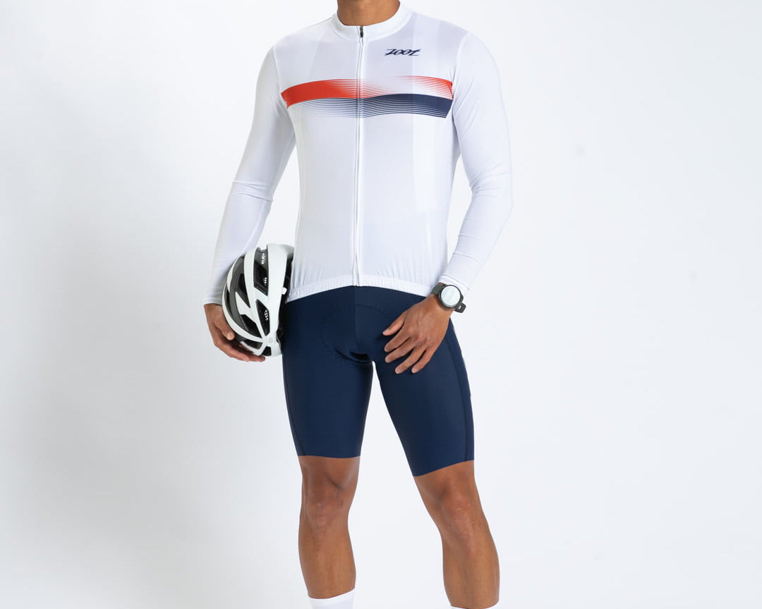 Zoot Sports CYCLE LONG SLEEVE JERSEYS Men's Ltd Cycle Sun Stop Ls Jersey - Rouler