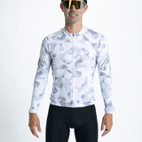 Zoot Sports CYCLE LONG SLEEVE JERSEYS Men's Ltd Cycle Sun Stop Ls Jersey   - Snow Camo