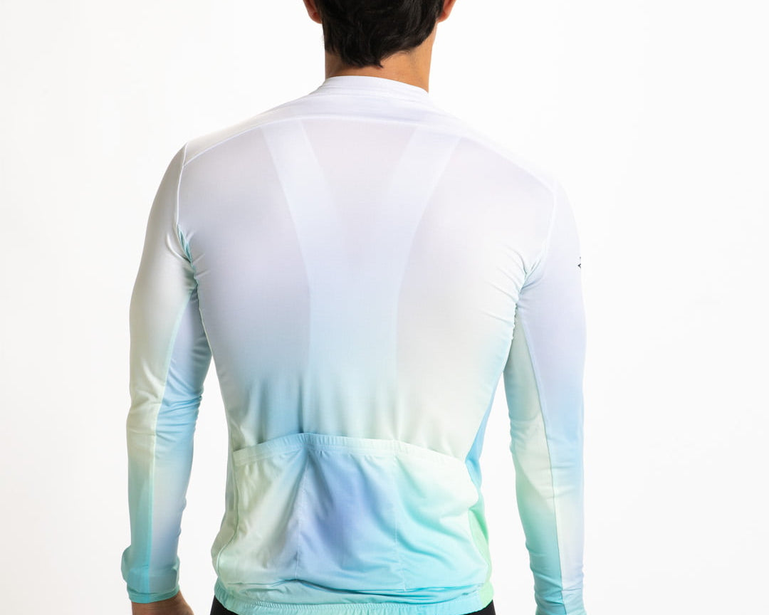 Zoot Sports CYCLE LONG SLEEVE JERSEYS Men's Ltd Cycle Sun Stop Ls Jersey - Sunset