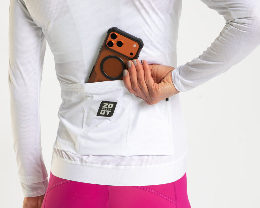 Zoot Sports CYCLE LONG SLEEVE JERSEYS Women's Elite Cycle Ls Aero Jersey - Flat White