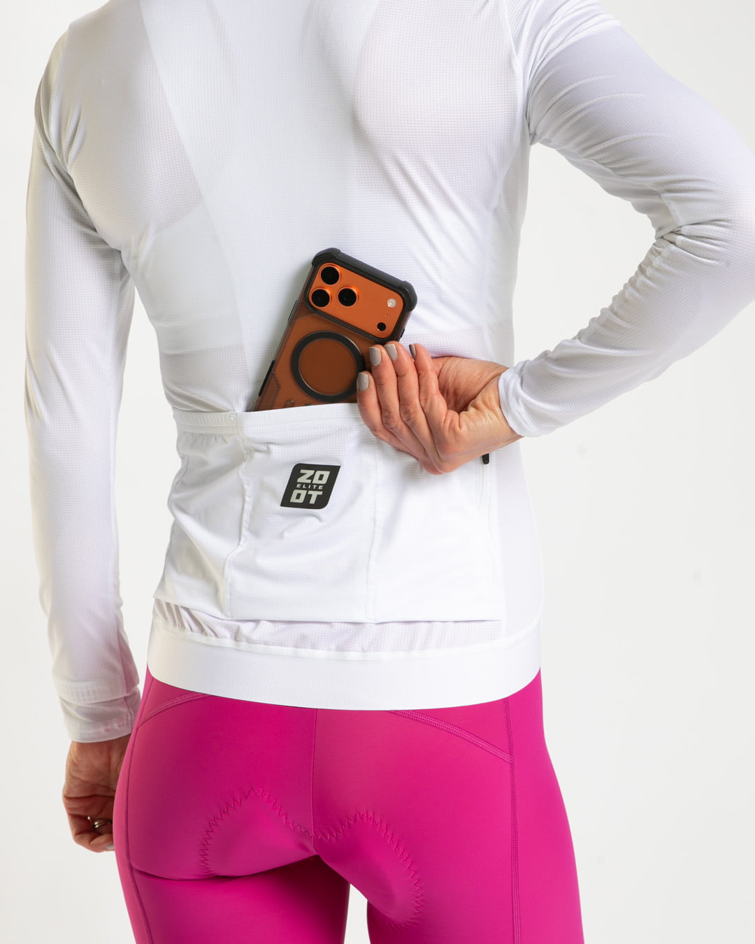 Zoot Sports CYCLE LONG SLEEVE JERSEYS Women's Elite Cycle Ls Aero Jersey - Flat White