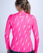 Zoot Sports CYCLE LONG SLEEVE JERSEYS Women's Ltd Cycle Sun Stop LS Jersey - Elements Bolts