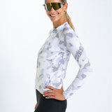 Zoot Sports CYCLE LONG SLEEVE JERSEYS Women's Ltd Cycle Sun Stop Ls Jersey - Snow Camo