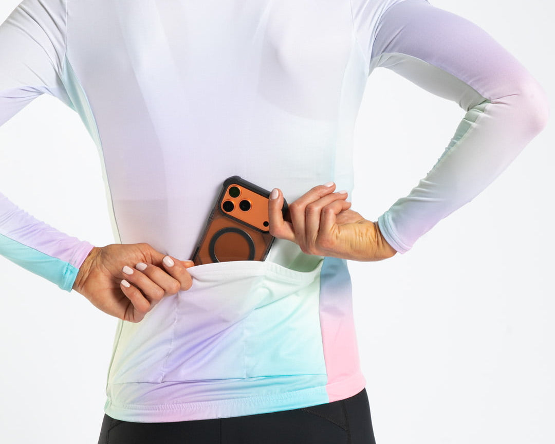 Zoot Sports CYCLE LONG SLEEVE JERSEYS Women's Ltd Cycle Sun Stop Ls Jersey - Sunset