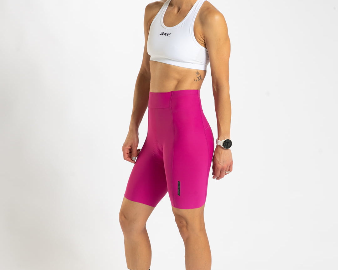 Zoot Sports CYCLE SHORTS Women's Elite Cycle High-Rise Short - Pink Berry