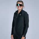 Zoot Sports CYCLE SHORTS Women's Elite Run Hallocore Thermal Half Zip - Jet Black