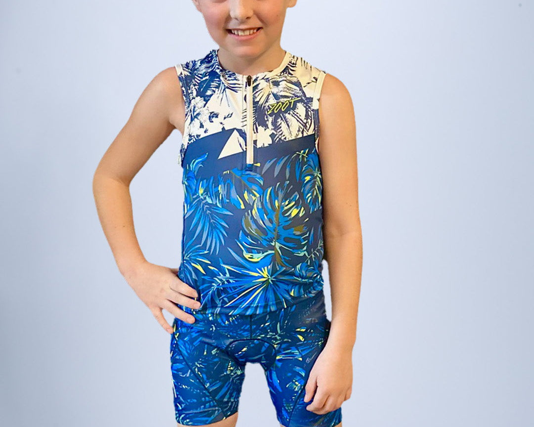Zoot Sports KIDS Youth Ltd Protégé Tri Tank - Island Original Blue
