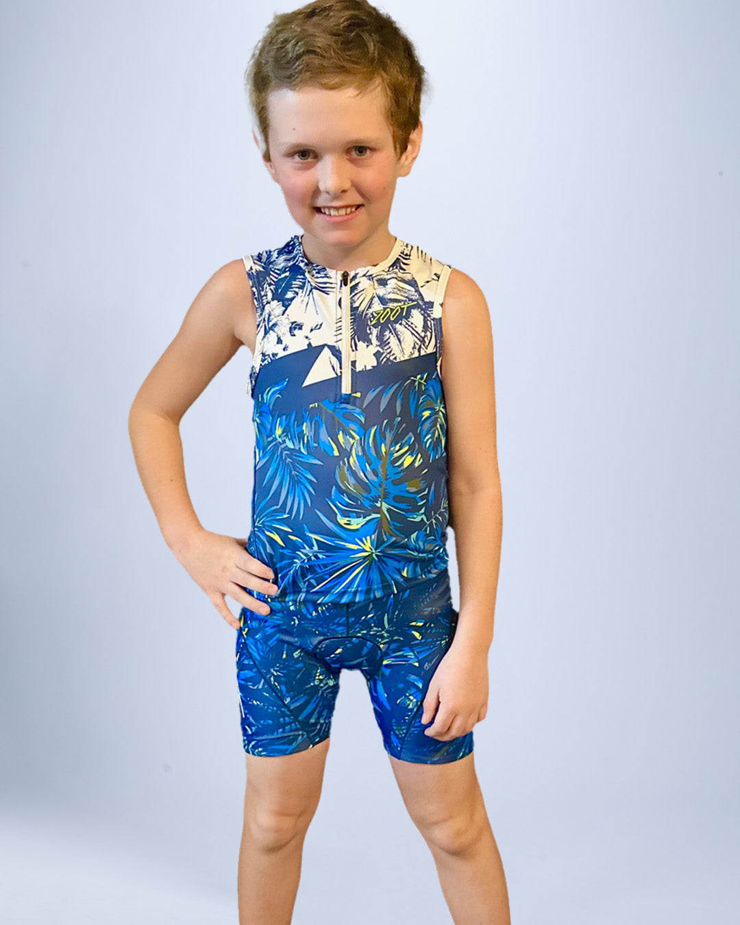 Zoot Sports KIDS Youth Ltd Protégé Tri Tank - Island Original Blue