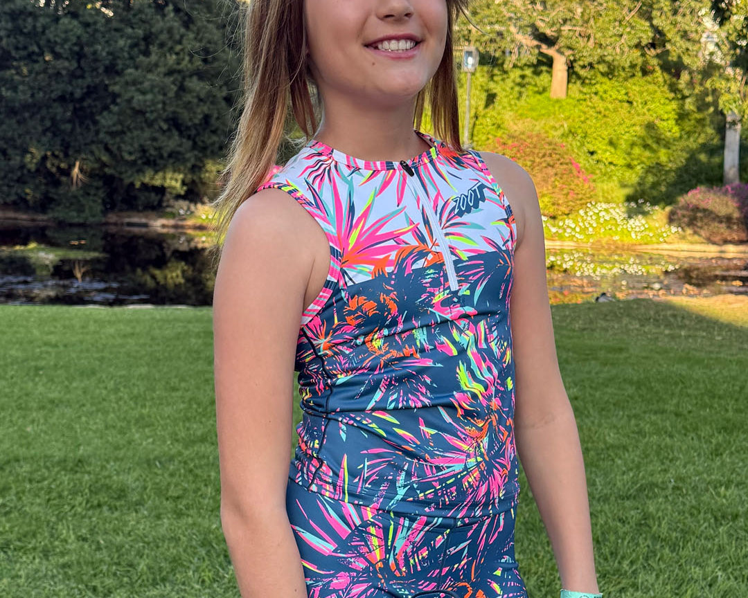 Zoot Sports KIDS Youth Ltd Protégé Tri Tank - Island Original Pink