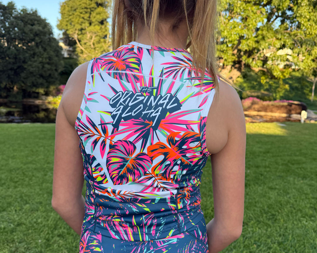 Zoot Sports KIDS Youth Ltd Protégé Tri Tank - Island Original Pink