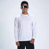 Zoot Sports LIFESTYLE Men's Ltd Run Sun Stop Hoodie - UPF White