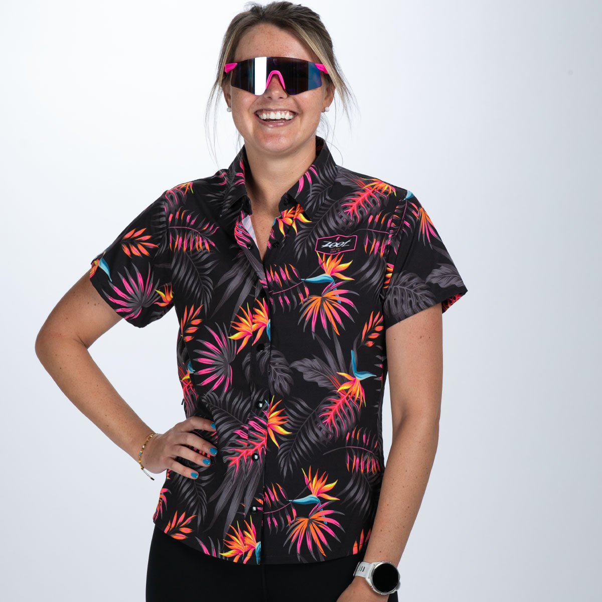 Zoot Sports LIFESTYLE Women's Ltd Party Shirt - Tropical Magic