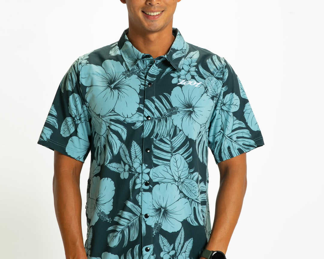 Zoot Sports PARTY SHIRTS Men's Ltd Party Shirt - Blue Hawaii