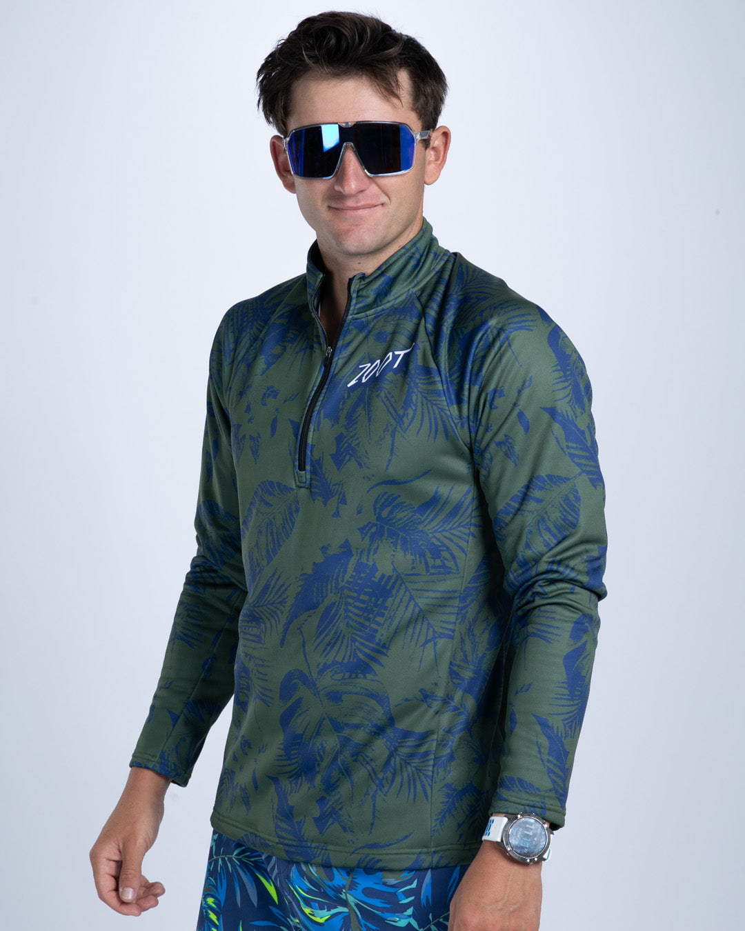 Zoot Sports RUN 1/2 ZIPS Men's Ltd Run Thermo 1/2 Zip  - Island Original