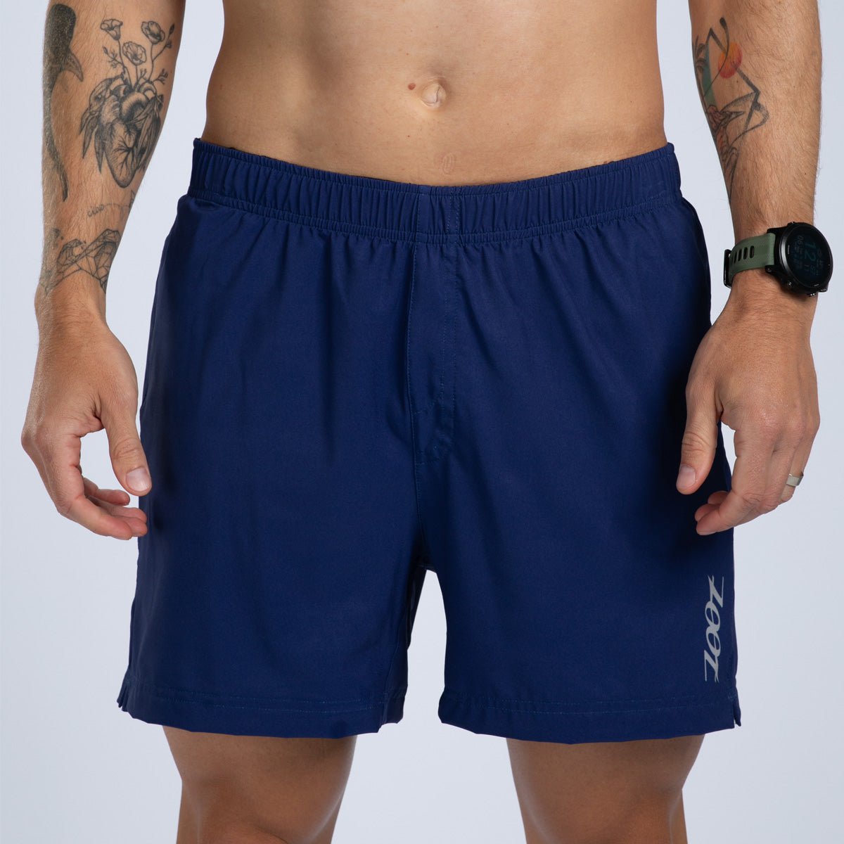 Zoot Sports RUN BOTTOMS Men's Core Run 5" Short - Navy