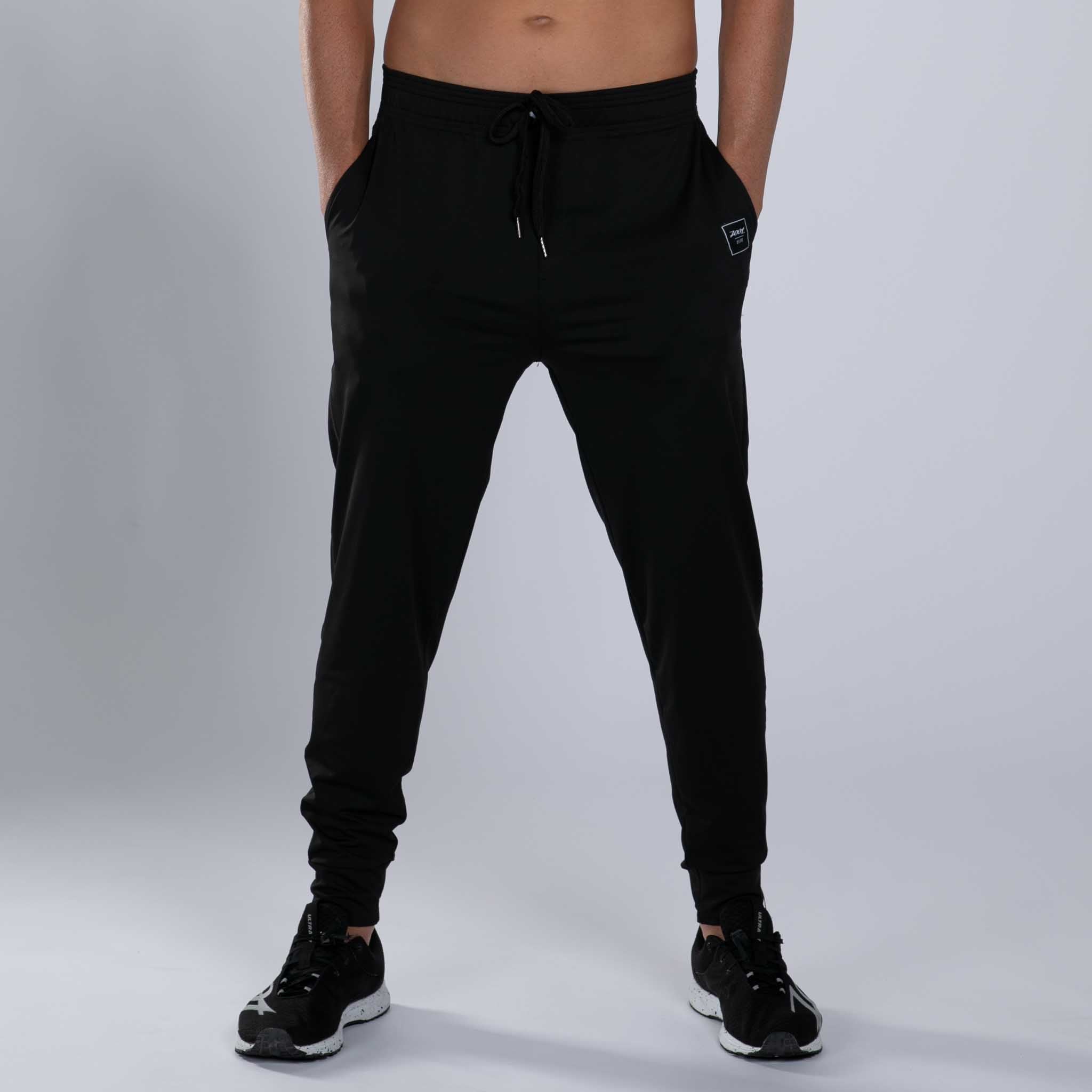 Black jogger mens on sale