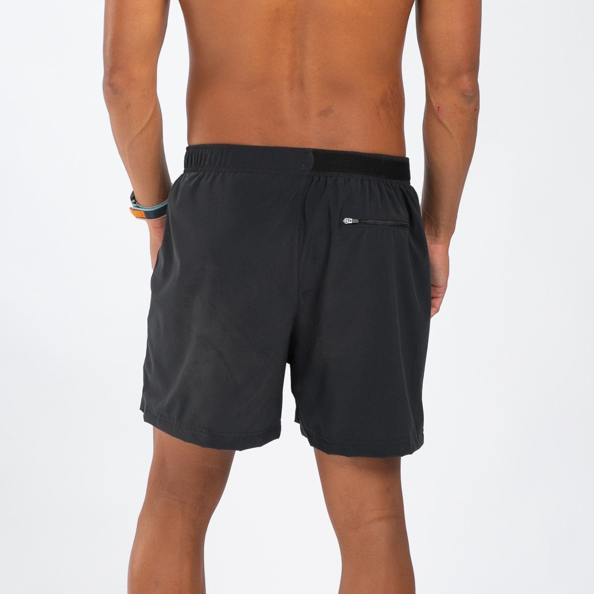 Zoot Sports RUN BOTTOMS Men's Elite Run 5" Short - Jet Black