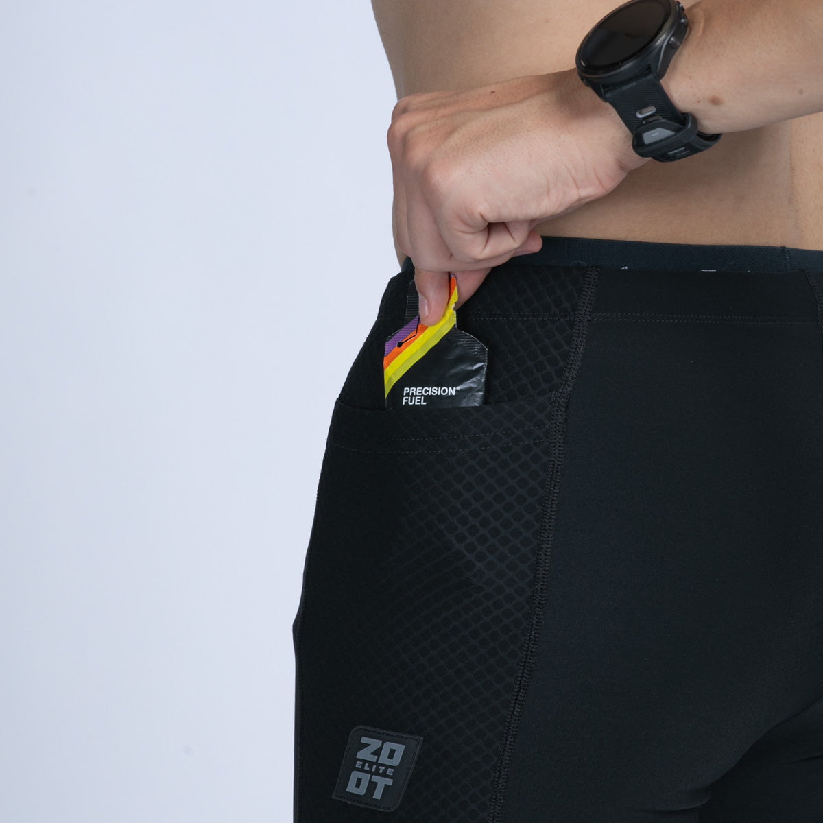 Zoot Sports RUN BOTTOMS Men's Elite Run Hallocore Thermal Tight - Jet Black