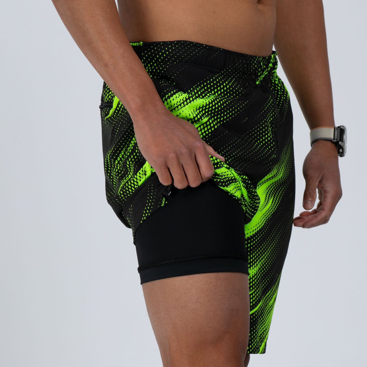 Zoot Sports RUN BOTTOMS Men's Ltd Run 8" Short 2 in 1 - DriftSPEED