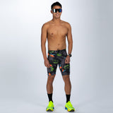 Zoot Sports RUN BOTTOMS Men's Ltd Run 9 1/2" Tight - Tropical Magic