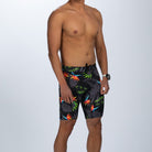 Zoot Sports RUN BOTTOMS Men's Ltd Run 9 1/2" Tight - Tropical Magic